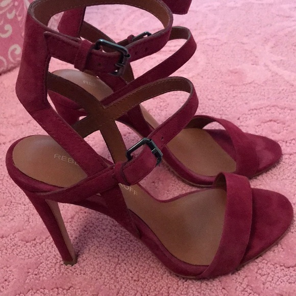 Rebecca Minkoff Suede Sandal Heel - Picture 4 of 5
